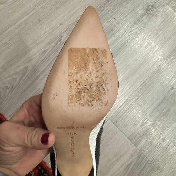 Manolo Blahnik Women's High Heel Pumps Genuine Snakeskin Leather - Picture 5 of 5